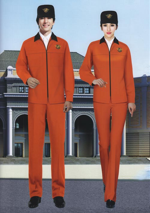 酒店物業保安服定做春秋外套款式圖