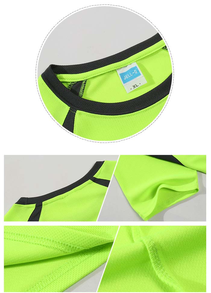 圓領短袖速干衣T恤定做款式細節展示圖